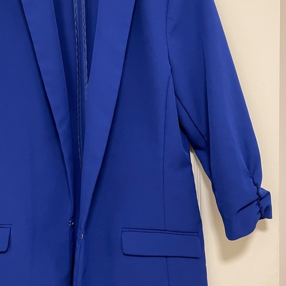 INC Oversized Blazer Cerulean Blue - SIZE Medium - Picture 6 of 9